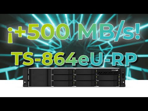 Servidor NAS para armarios de telecomunicaciones - QNAP TS-864eU