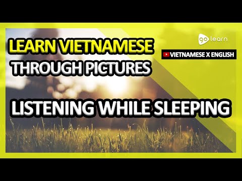Learn Vietnamese Through Pictures | Vietnamese Vocabulary Listening While Sleeping | Golearn