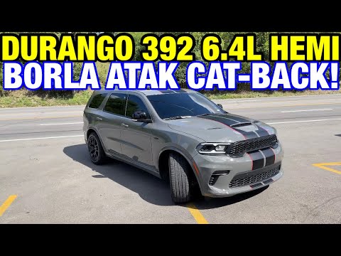 2022 Dodge Durango SRT 392 6.4L HEMI V8 Dual Exhaust w/ BORLA ATAK CAT-BACK!