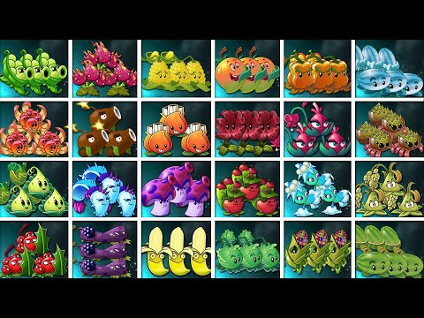 All PULT Plants *3 Power Up Vs Team Gravestones - Who Will Win? - Pvz 2 Plant vs Plant