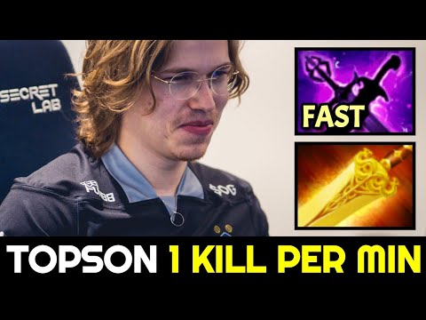 TOPSON Almost 1 Kill Per Minute with his Favourite Mid Hero Dota 2