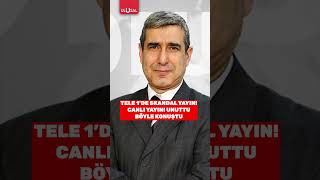 TELE 1'de skandal yayın! Sunucu Musa Özuğurlu canlı yayında olduğunu u
