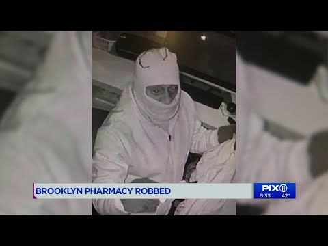 Drugstore robbery caught on camera