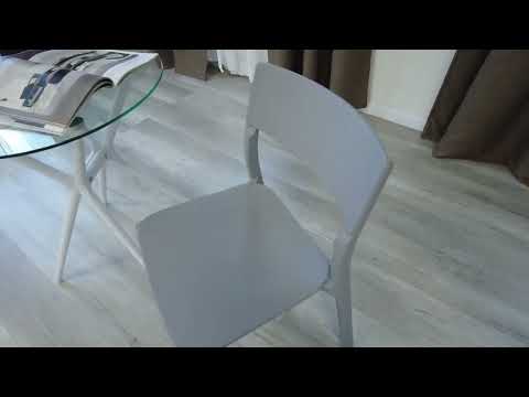 Кухонный стул LENTO (mod. 43) 43х49х77 Grey (Cерый) 09 арт.20274 в Тюмени - видео 9