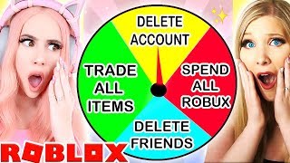 Mystery Wheel Controls Our Life For A Day In Roblox W - brianna playz roblox username