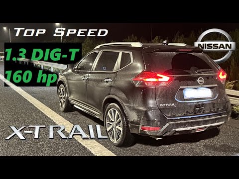 NISSAN X-TRAIL (2020) 1.3 DIG-T (160 hp) Acceleration & Top Speed