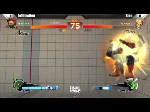 [FR 16 SSFIV AE Top 8] Infiltration (Akuma) vs Xian (Gen)