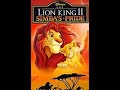 Opening To The Lion King II Simba S Pride 1998 VHS