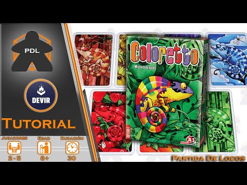 Coloretto | Tutorial | Devir | Abacusspiele | Michael Schacht | Oksana Svistun | Partida de Locos |