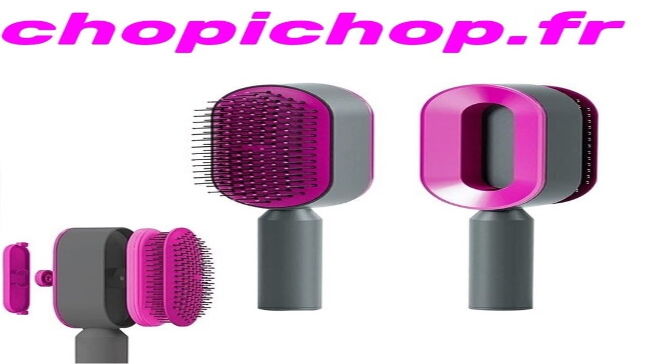 ❤️ Brosse à cheveux autonettoyante à coussin d'air