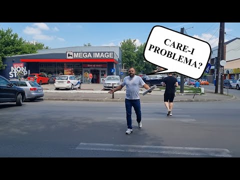 Parcare pe trecerea de pietoni - Sofer nepasator