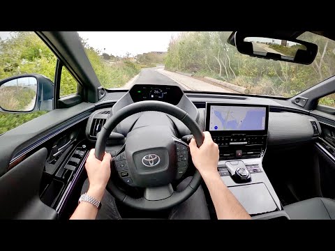 2023 Toyota bZ4X All-Electric SUV (AWD Limited) - POV First Impressions