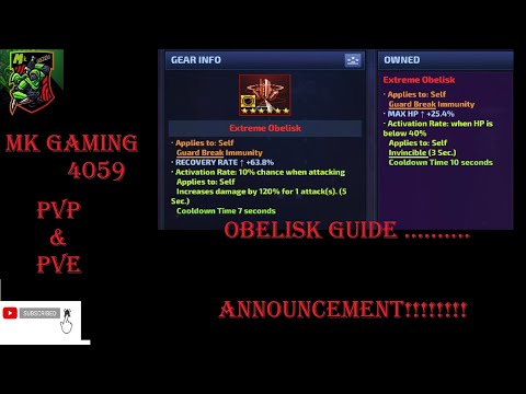Extreme Obelisk Guide mff| Mk gaming 4059 (Marvel Future Fight)