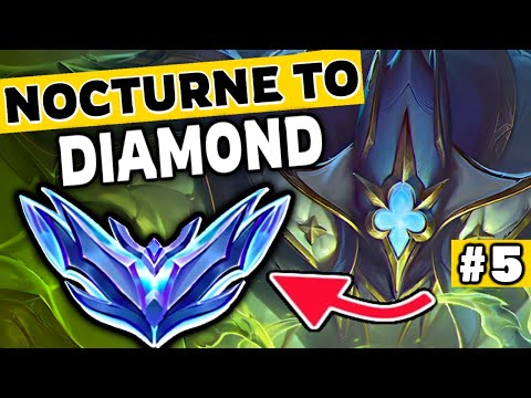 Nocturne Unranked to Diamond #5 - Nocturne Jungle Gameplay Guide | Season 13 Nocturne Gameplay