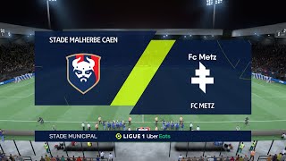 Stade Malherbe Caen vs FC Metz (08/08/2022) Ligue 2 FIFA 22