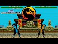 MORTAL KOMBAT 1 MEGA DRIVE SEGA GENESIS GAMEPLAY FULL HD LONGPLAY
