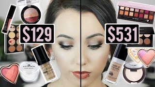 CHEAP Drugstore DUPES for Highend Makeup! FULL FACE COMPARISON