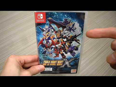 Unboxing Super Robot Wars X SRW Bandai Namco Nintendo Switch IMPORT