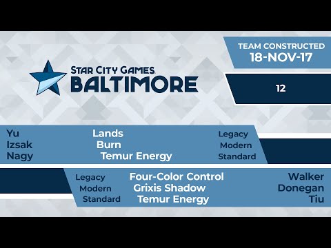 SCGBALT: Round 12 - Yu, Izsak, Nagy vs Walker, Donegan, Tiu | Team Constructed