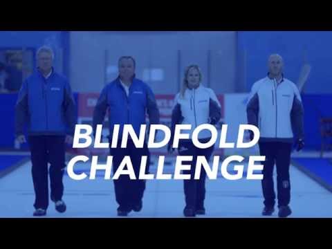 Blindfolded Curling: Legends vs. Olympians