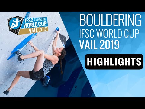 IFSC World Cup Vail 2019 || Boulder finals highlights