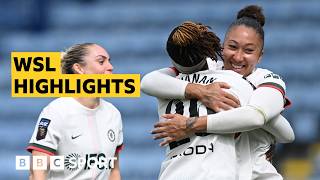 Chelsea secure Champions League place after beating Leicester City | BBC Sport