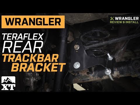 Jeep Wrangler JK Teraflex Rear Trackbar Bracket for 3-6" lift (2007-2018) Review & Install