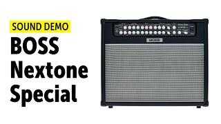 Video thumbnail for Boss Nextone Special - Sound Demo (no talking) by Guitar Bonedo