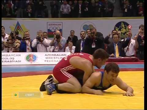 EC-2010 / Elchin Aliyev (AZE) - Nazir Mankiev (RUS) GR 55 kg gold medal match
