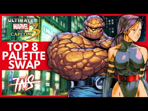 UMVC3 Mod Tourney - Palette Swap #9 TOP 8 (Venom, Gambit, Cyclops, Iceman, Psylocke, The Thing)