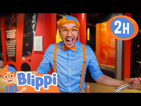 Rhythm Discovery Center | Blippi | Kids Cartoons & Nursery Rhymes | Moonbug Kids