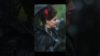Lana Parrilla In Long Leather Gloves Plays The Evil Queen #shorts