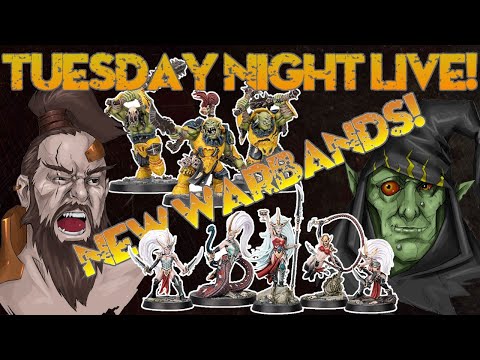 Agents of Sigmar Live! New Beastgrave warbands n cards! Morgok's Krushas and Morgwaeth's Bladecoven!