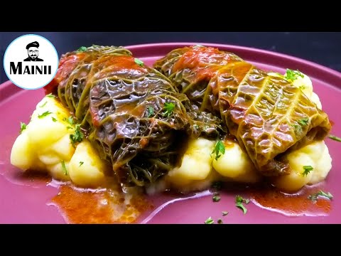Wirsingrouladen selber zubereiten / Wirsing gefüllt mit Hackfleisch & Reis