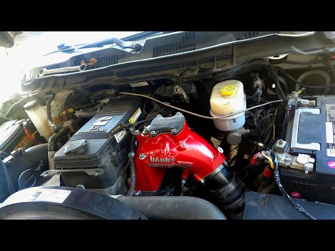 Ram 6.7 Cummins Banks Monster Intake And Grid heater Delete Install DIY