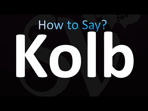 How to Pronounce Kolb (correctly!)