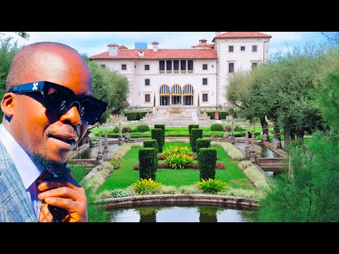 Touring an $8.7 Billion Mansion in Miami Florida.welcome to Vizcaya Museum and Gardens