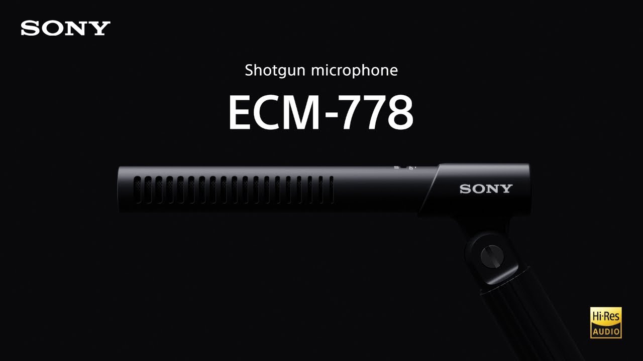 YouTube video - Introducing the Sony ECM-778 XLR Shotgun Microphone