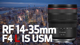 Video 0 of Product Canon RF 14-35mm F4 L IS USM Full-Frame Lens (2021)