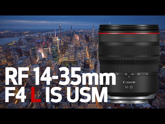 Vidéo CANON RF 14-35 mm f/4 L IS USM
