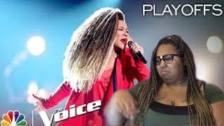 The Voice Playoffs | SandyRedd Amazing Performance| Reaction