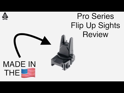 UTG Pro vs. Leapers UTG backup sights. Comparison/Review #review #comparison #opinion #mount