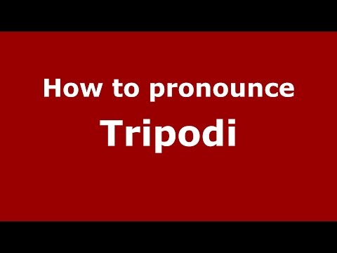 How to pronounce Tripodi (Spanish/Argentina) - PronounceNames.com