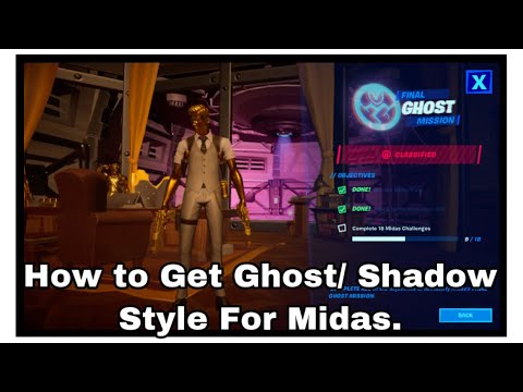 How to Unlock Ghost/Shadow Style For Midas.