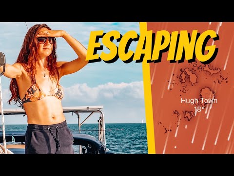 Sailing Away From A Storm (Leaving The Isles of Scilly)