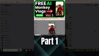 👉Part 1 - Make FREE Viral AI Monkey Vlogs for FREE Without Google VEO 3