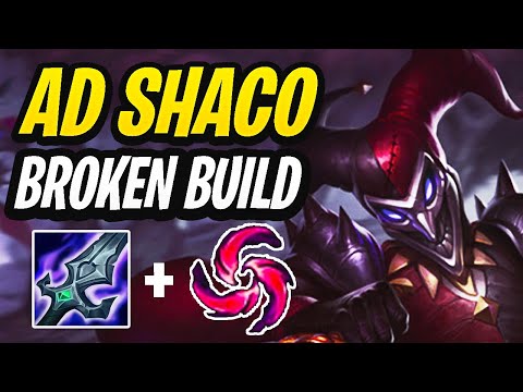 I SWEAR THIS AD SHACO BUILD IS ACTUALLY BROKEN (Check Description) | Challenger AD Shaco