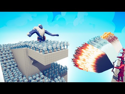 100x ICE ARMY + ICE GIANT vs EVERY GOD - TABS | Totally Accurate Battle Simulator 2022