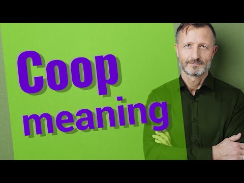 Coop | Significado de coop