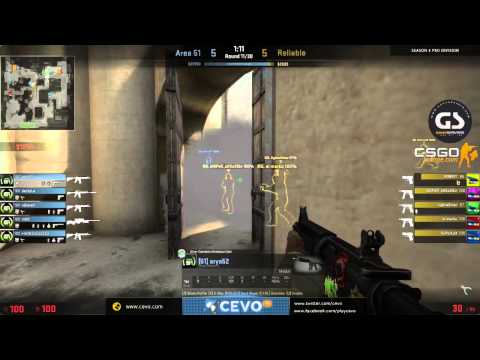 CEVO-Pro CS:GO Season 5: Area 51 vs. Reliable - Week 1:2 on de_dust2